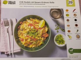 Chili-Nudeln mit Sesam-Erdnuss-Soße ( mit gebratenen Spitzkohl u | Hochgeladen von: Sonja1966