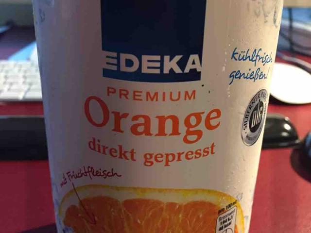 Premium Orange direkt gepresst, mit Fruchtfleisch von Stephy84 | Hochgeladen von: Stephy84