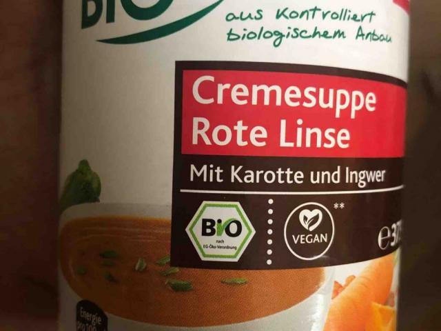 Cremesuppe Rote Linsen, mit Karotte und Ingwer von vnssfschr | Hochgeladen von: vnssfschr