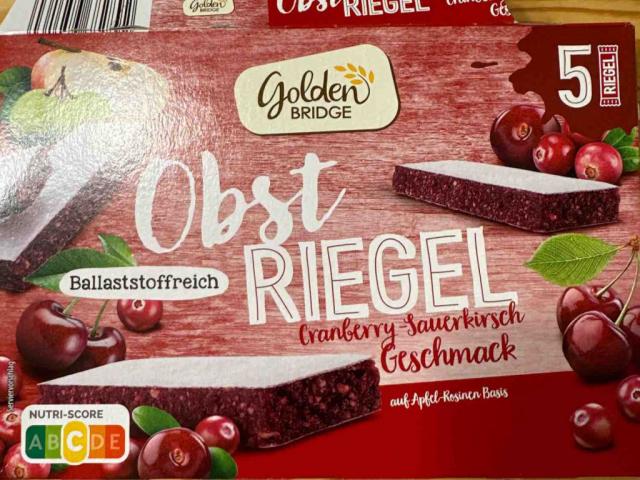 Obst Riegel Cranberry-Sauerkirsch Geschmack von Domo666 | Hochgeladen von: Domo666