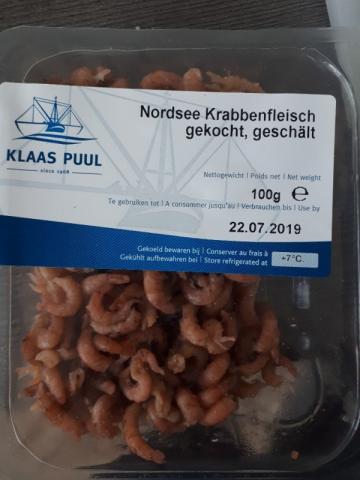 Nordsee Krabbenfleisch Holland, gefangen in der Nordsee mit Säur | Hochgeladen von: kathi2202