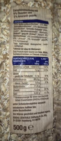 Edeka Bio Basis Müsli Cerealienmix | Hochgeladen von: Siope