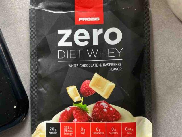 zero diet whey, white chocolate & raspberry flavour von niem | Hochgeladen von: niemandlooool