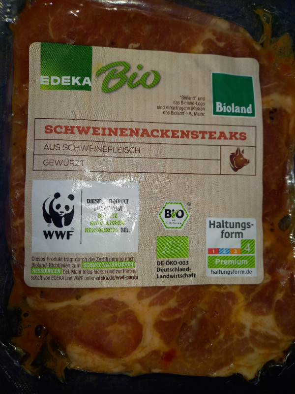 Bio Schweinenackensteak, mit Paprika von Nessikatze | Hochgeladen von: Nessikatze