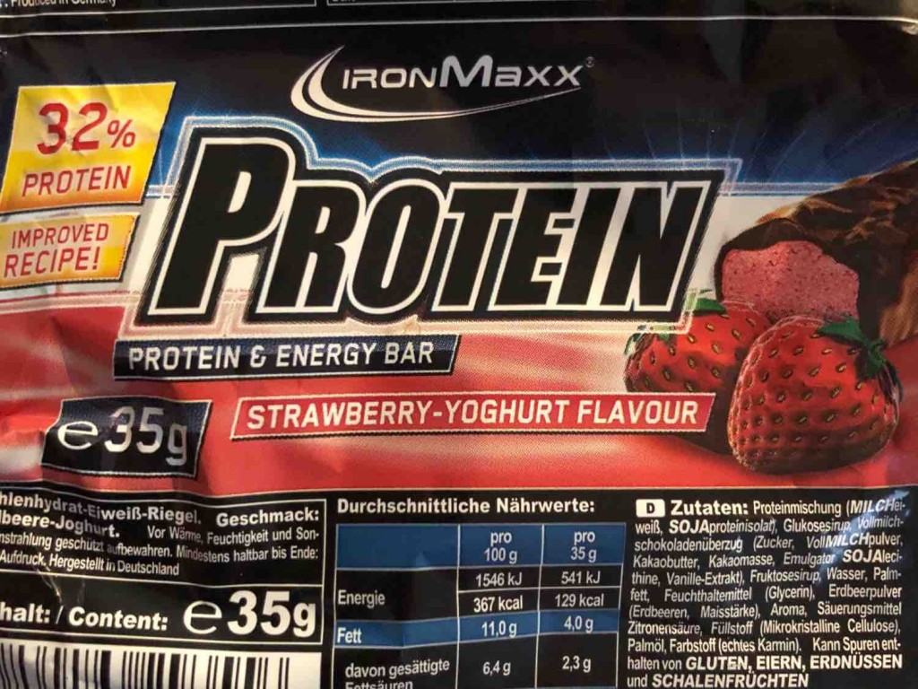 Protein Eiweiß & Energie Riegel, Erdbeere-Yoghurt von tobydroid | Hochgeladen von: tobydroid