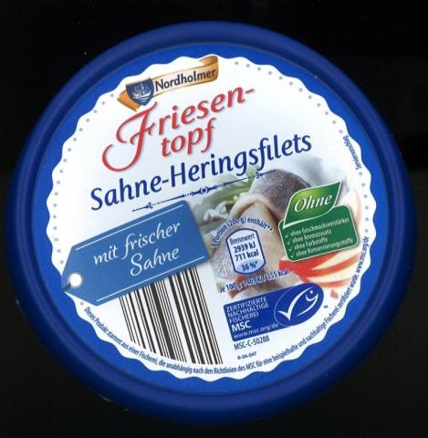 Nordholmer Friesentopf, Sahne - Heringsfilets mit frischer S | Hochgeladen von: panni64