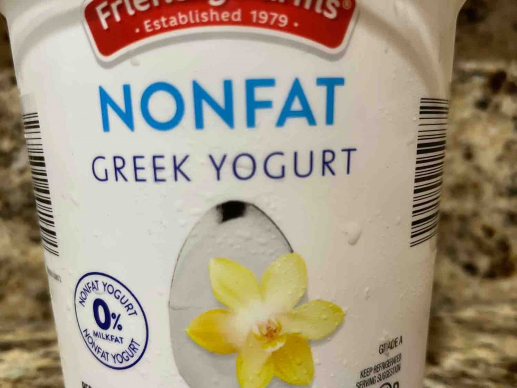 nonfat Greek yoghurt vanilla, serving  size 170 g von denkre | Hochgeladen von: denkre