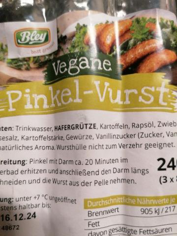 Vegane Pinkel-Wurst, 3x80g von wiel55 | Hochgeladen von: wiel55