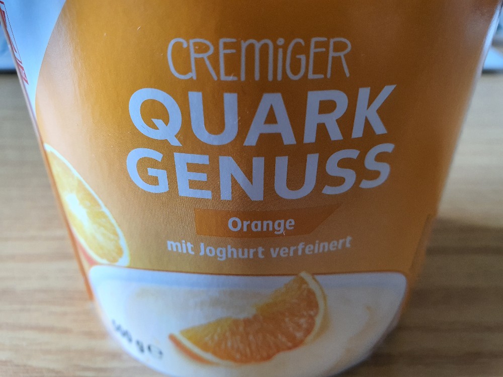 K-Classic Cremiger Quark Genuss, Orange, Mit Joghurt verfeinert  | Hochgeladen von: konb433