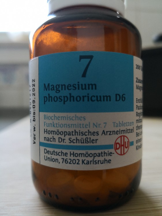 Schüßler-Salze Magnesium phosphoricum D6, Homöopathisches Arznei | Hochgeladen von: paddyG