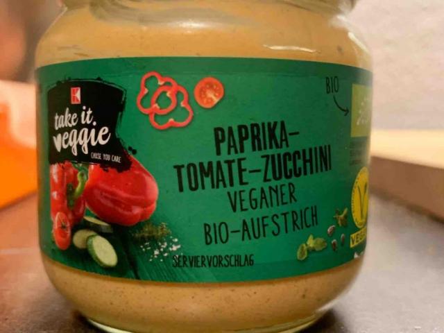 Veganer Bio-Aufstrich Paprika-Tomate-Zucchini von Pudding900 | Hochgeladen von: Pudding900