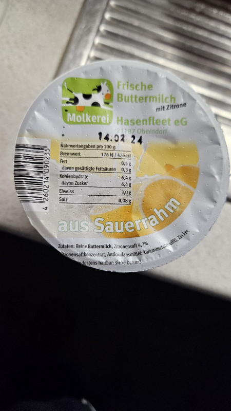 Hasenfleet Frische Buttermilch Zitrone, aus Sauerrahm von Dagena | Hochgeladen von: Dagena
