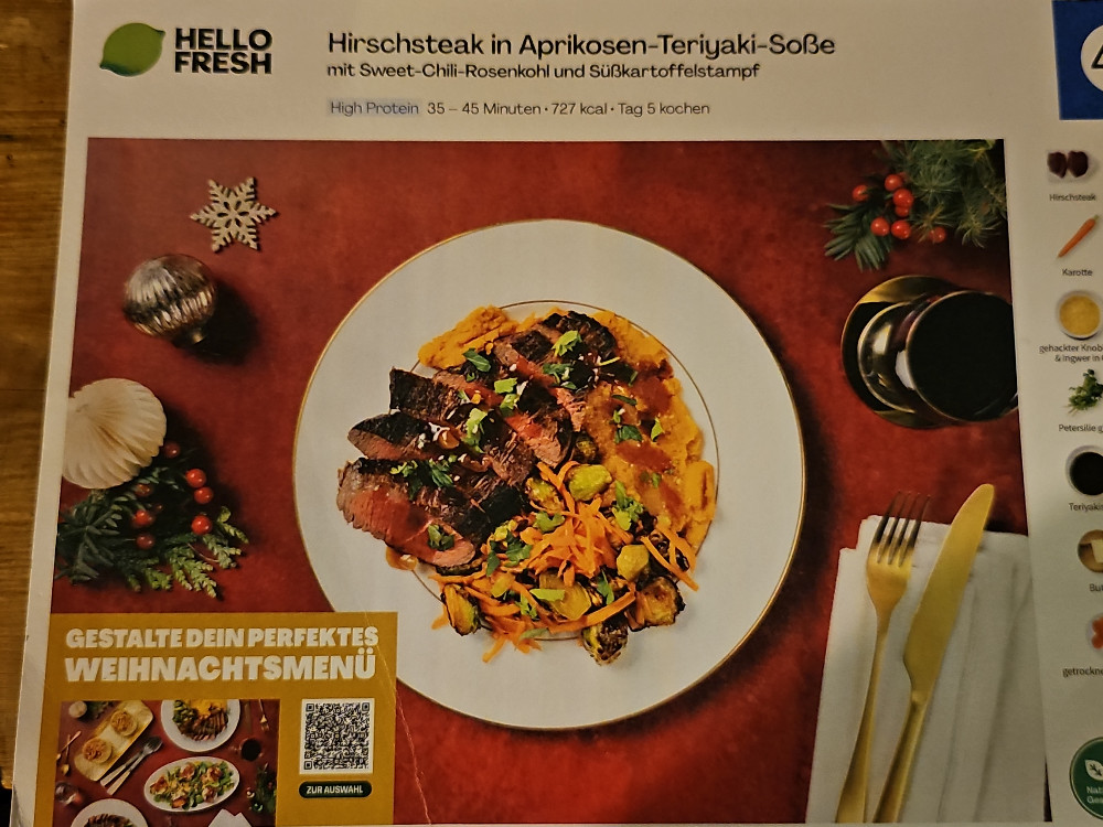 Hirschsteak in Aprikosen-Teriyaki-Soße von Lars Vegas | Hochgeladen von: Lars Vegas