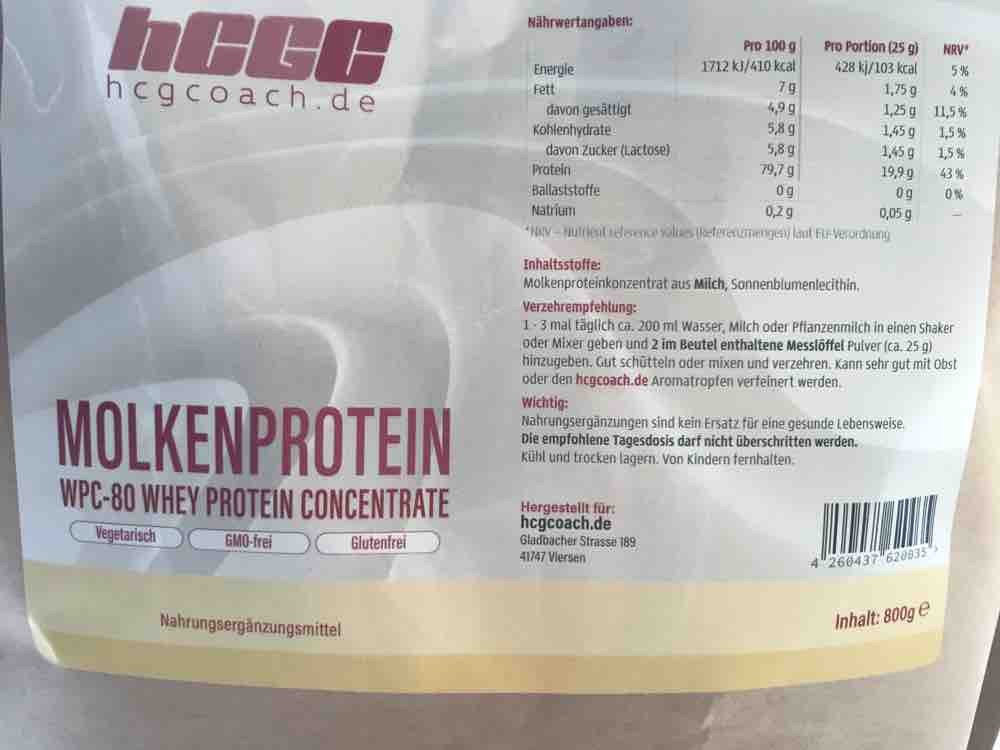 Molkenprotein , WPC-80 Whey Protein Concentrate von susanne31548 | Hochgeladen von: susanne315488