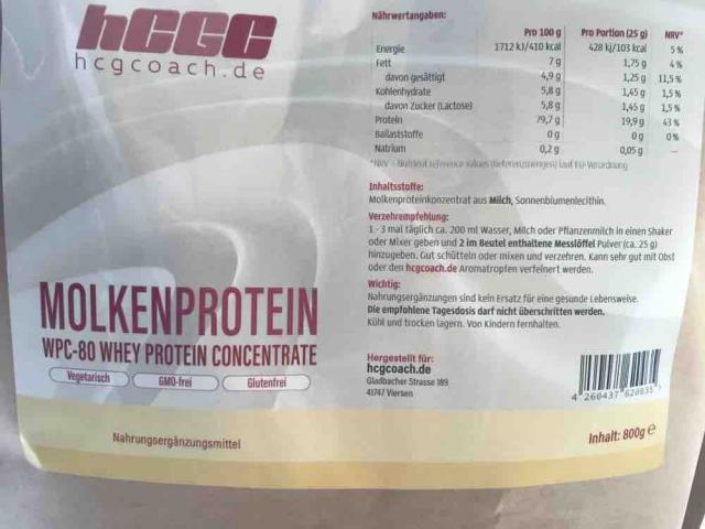 Molkenprotein , WPC-80 Whey Protein Concentrate von susanne31548 | Hochgeladen von: susanne315488