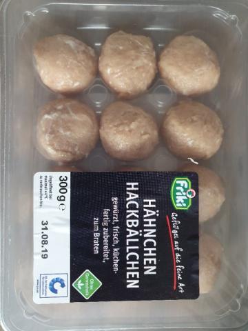 Hähnchen Hackbällchen, gewürzt, frisch, küchenfertig zubereitet, | Hochgeladen von: Poisi666