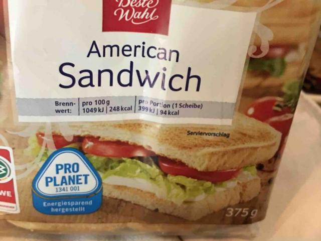 Photos and - Sandwich of American Bread, pictures Wahl) (Rewe Fddb Beste