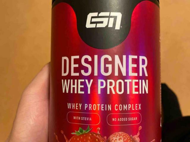 Designer Whey Protein Strawberry Cream, 300 Ml Wasser von FitUwe | Hochgeladen von: FitUwe