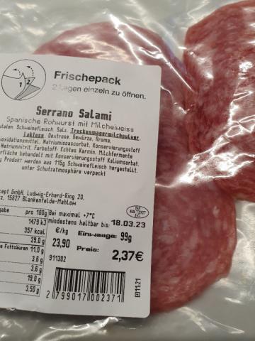 Serrano Salami, Frischepack Wdeka von SupermagnumSBG | Hochgeladen von: SupermagnumSBG