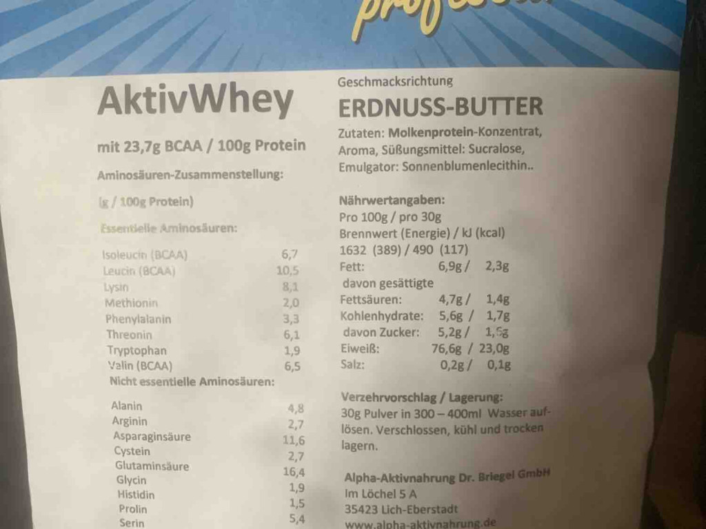 ActivWhey Erdnuss-Butter von JorschF1 | Hochgeladen von: JorschF1