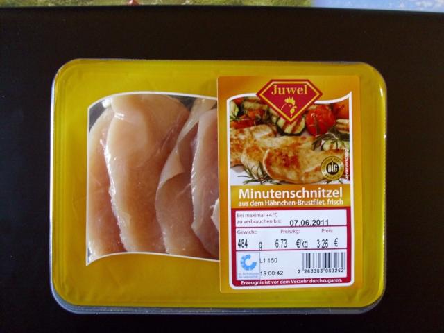 Minutenschnitzel aus Hähnchen-Brustfilet, J | Hochgeladen von: Pummelfee71