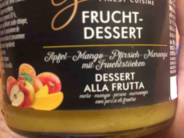 Fruchtdessert Apfel Mango Pfirsich Maracuja, Gourmet Finest Cuis | Hochgeladen von: pezzl