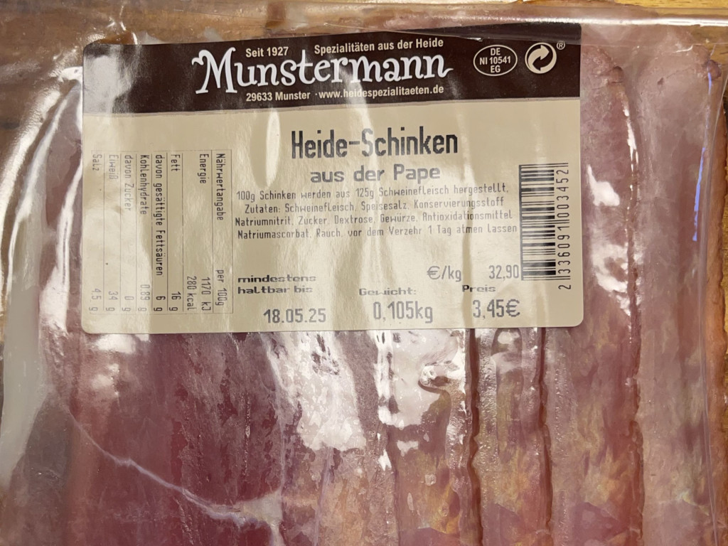 Heide-Schinken, aus der Pape von body29lg | Hochgeladen von: body29lg Heide-Schinken, aus der Pape von body29lg | Hochgeladen von: body29lg