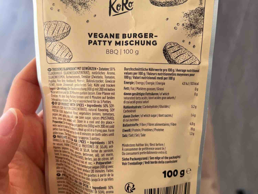 vegane Burgerpatty Mischung von lenabreimaier24 | Hochgeladen von: lenabreimaier24