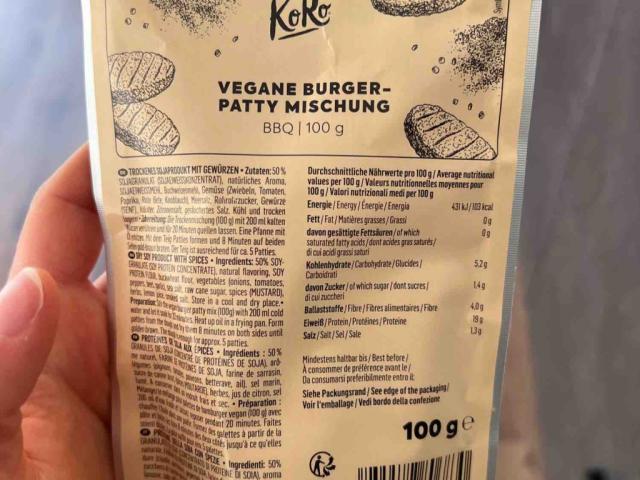 vegane Burgerpatty Mischung von lenabreimaier24 | Hochgeladen von: lenabreimaier24