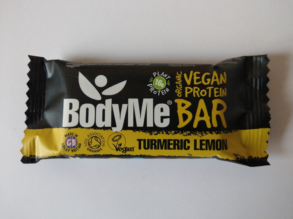 BodyMe Vegan Protein Bar Turmeric Lemon von Watz | Hochgeladen von: Watz
