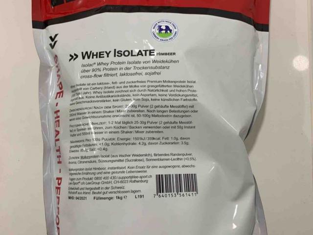 Whey Isolat Himber von mschmidli | Hochgeladen von: mschmidli