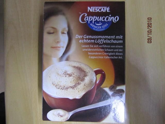 Nescafe Cappuccino ungesuesst, mit extra viel Loeffelschaum | Hochgeladen von: Fritzmeister