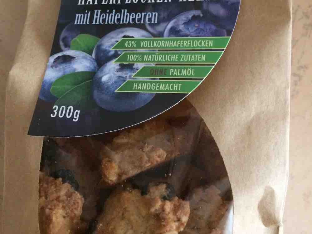 Haferflocken-Kekse, mit Heidelbeeren  von heikeboettger323 | Hochgeladen von: heikeboettger323