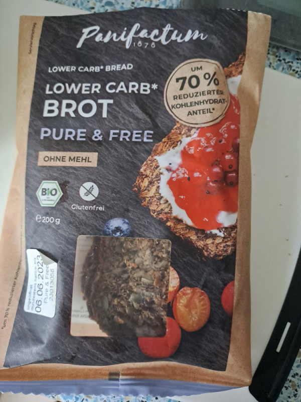 Pure & Free Lower Carb  Brot, 70 % weniger Kohlenhydrate von | Hochgeladen von: nautheim207