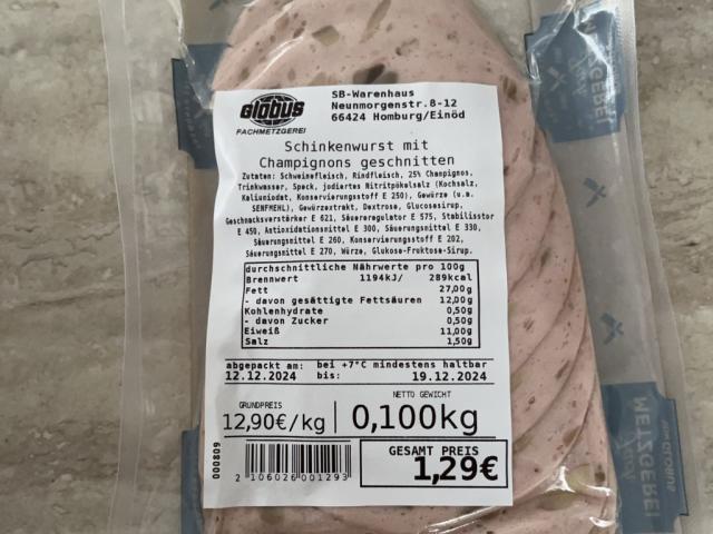 Schinkenwurst mit Chamignons, 27% von Martinahess | Hochgeladen von: Martinahess