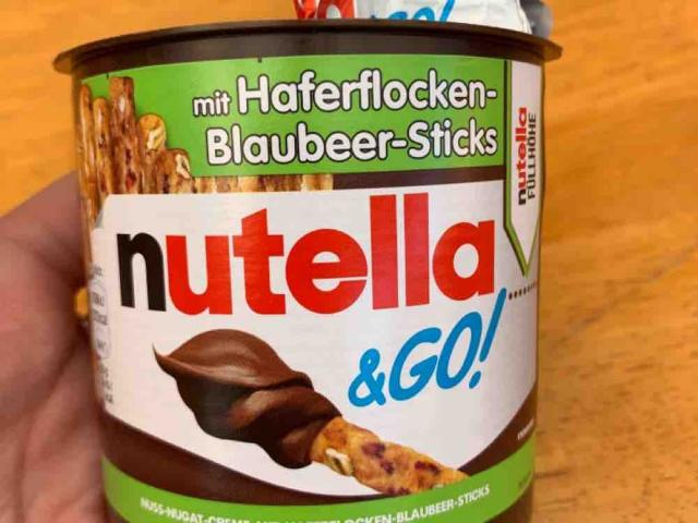 Nutella To Go  Haferflocken-Blaubeer-Flocken von Emelysofie | Hochgeladen von: Emelysofie