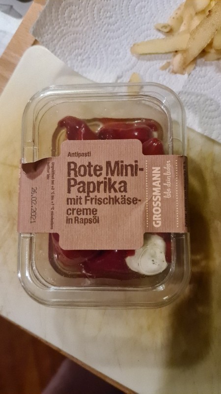 Rote Mini-Paprika, Mit Frischkäsecreme von klein.vieh | Hochgeladen von: klein.vieh
