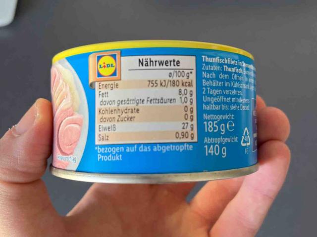 Thunfisch Filets, in Sonnenblumenöl von LoTuer | Hochgeladen von: LoTuer