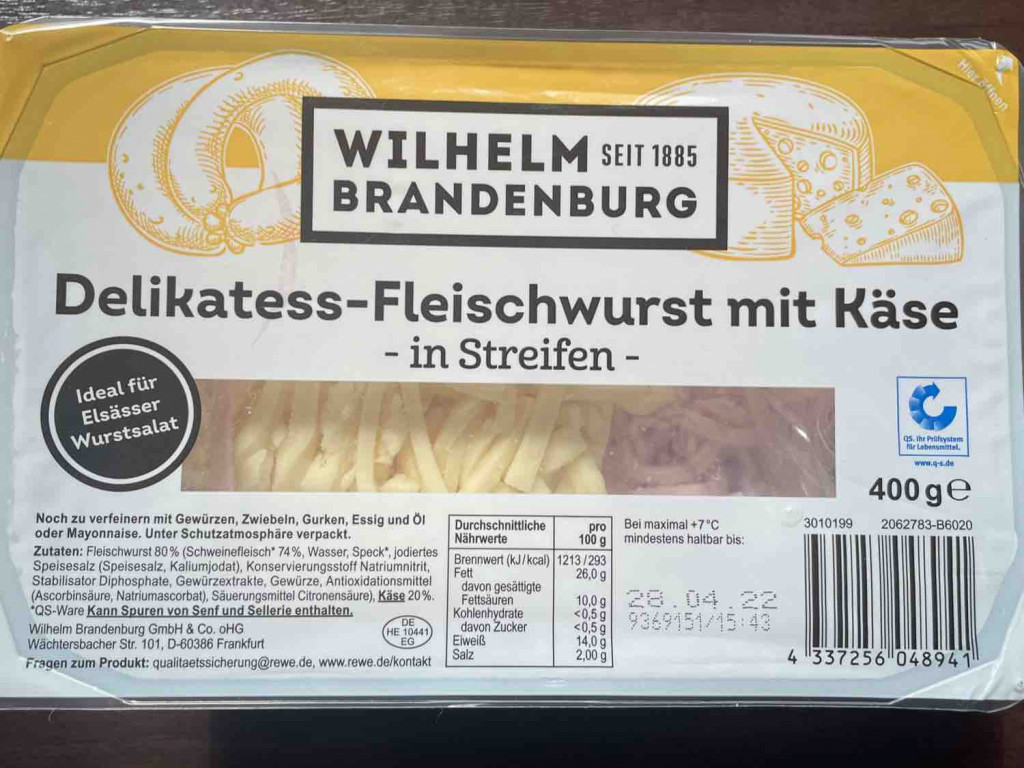 Delikatess-Fleischwurst mit Käse von JulKr | Hochgeladen von: JulKr