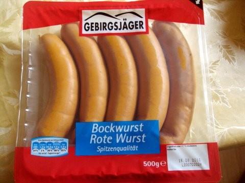 Bockwurst Rote Wurst Gebirgsjäger | Hochgeladen von: tea