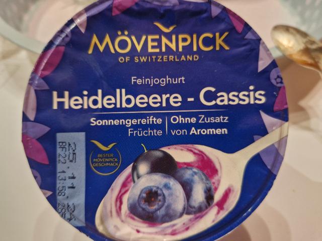 Mövenpick  Feinkoghurt Heidelbeere-Cassis von Nanny83 | Hochgeladen von: Nanny83