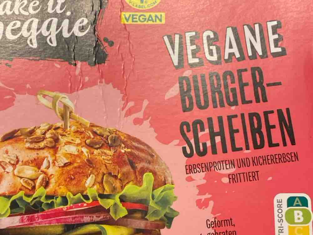 vegane Burgerscheiben, erbsenpritein und Kichererbsen (frittiert | Hochgeladen von: VVH