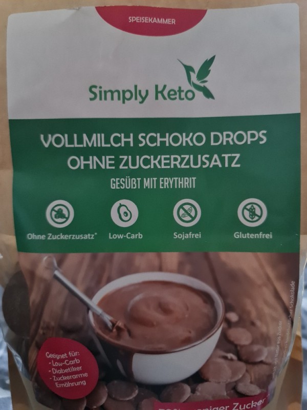 Vollmilch Schokolade Drops ohne Zuckerzusatz, mit Erythrit von S | Hochgeladen von: Sternenfaenger