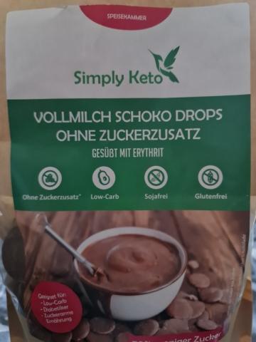 Vollmilch Schokolade Drops ohne Zuckerzusatz, mit Erythrit von S | Hochgeladen von: Sternenfaenger