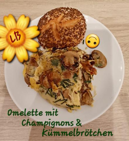 Omelett  mit Champignons | Hochgeladen von: Muckelchen2407