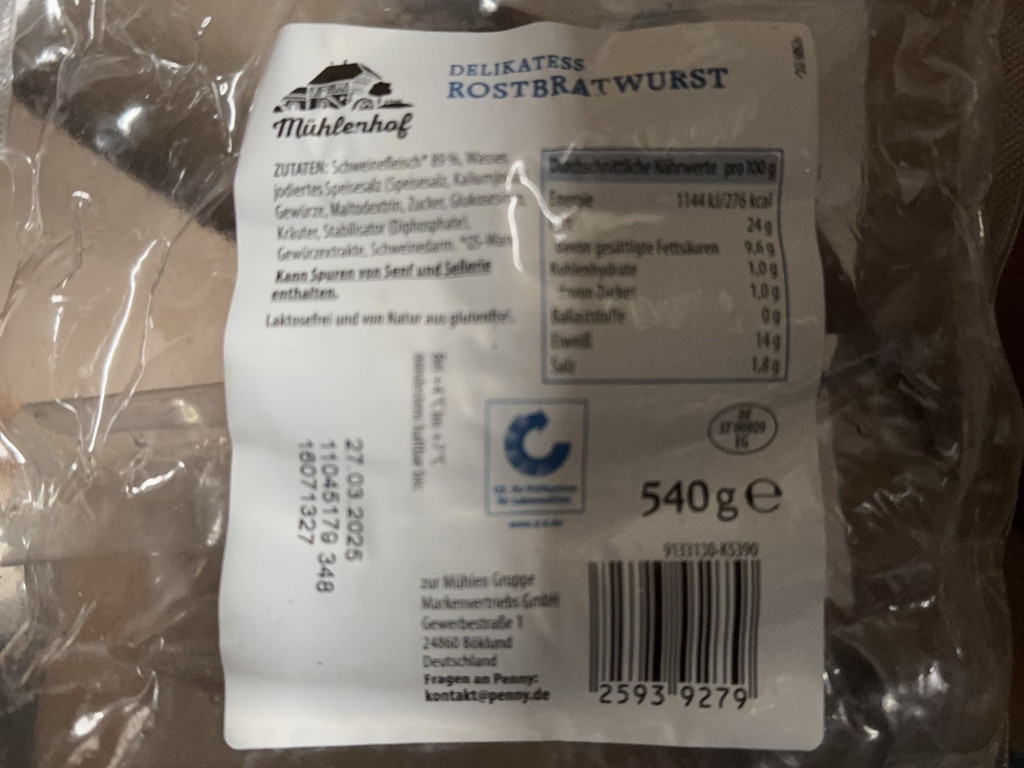 Delikatesse Rostbratwurst von schessen86287 | Hochgeladen von: schessen86287