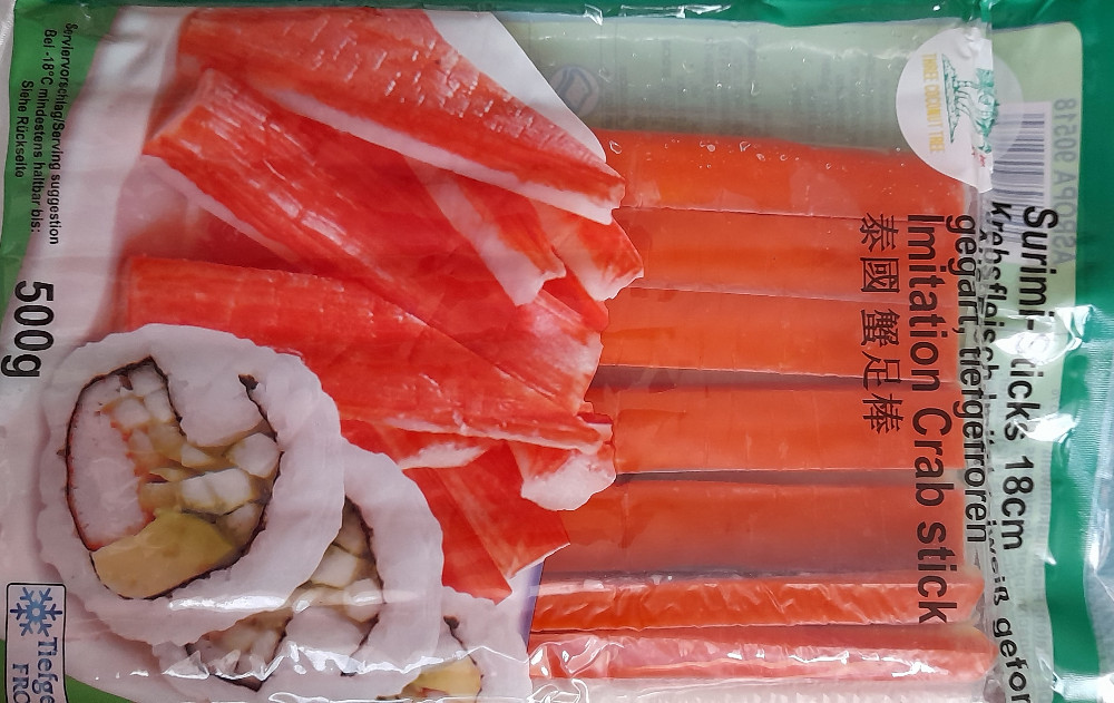 Surimi-Sticks 18cm, Krebsfleisch-Imitat von Enomis62 | Hochgeladen von: Enomis62