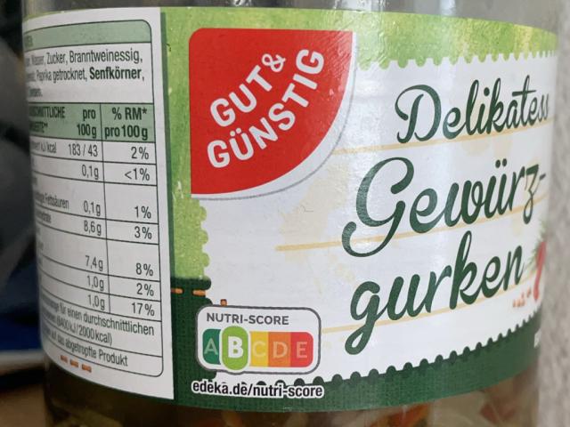 Delikatess Gewürzgurken, Gut & Günstig von patrickluger1994 | Hochgeladen von: patrickluger1994