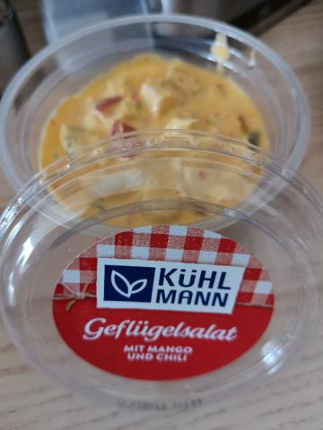 Geflügelsalat, mit Hähnchenbrustfleisch, Mango und Chili von Kil | Hochgeladen von: Killertomate