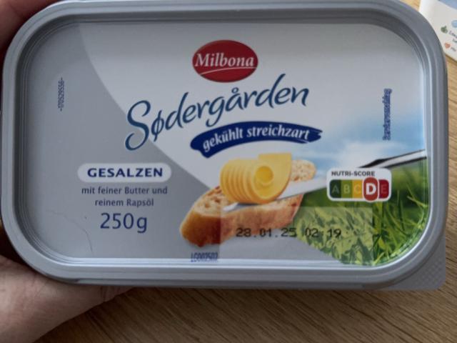 Milbona sodergarden gesalzene Butter von Anika8908 | Hochgeladen von: Anika8908